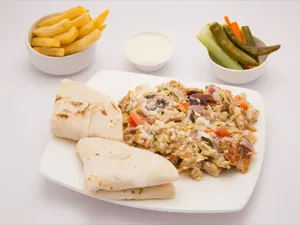 Mexican Rumali Special Plate Shawarma