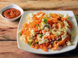 Egg Fried Rice Schezwan