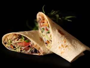Mexican Rumali Special Roll Shawarma